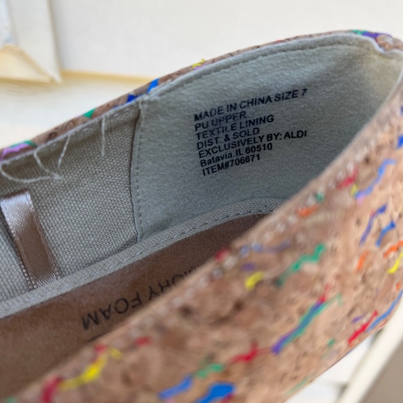 Serra cork paint splatter flat shoes - Picture 11 of 11